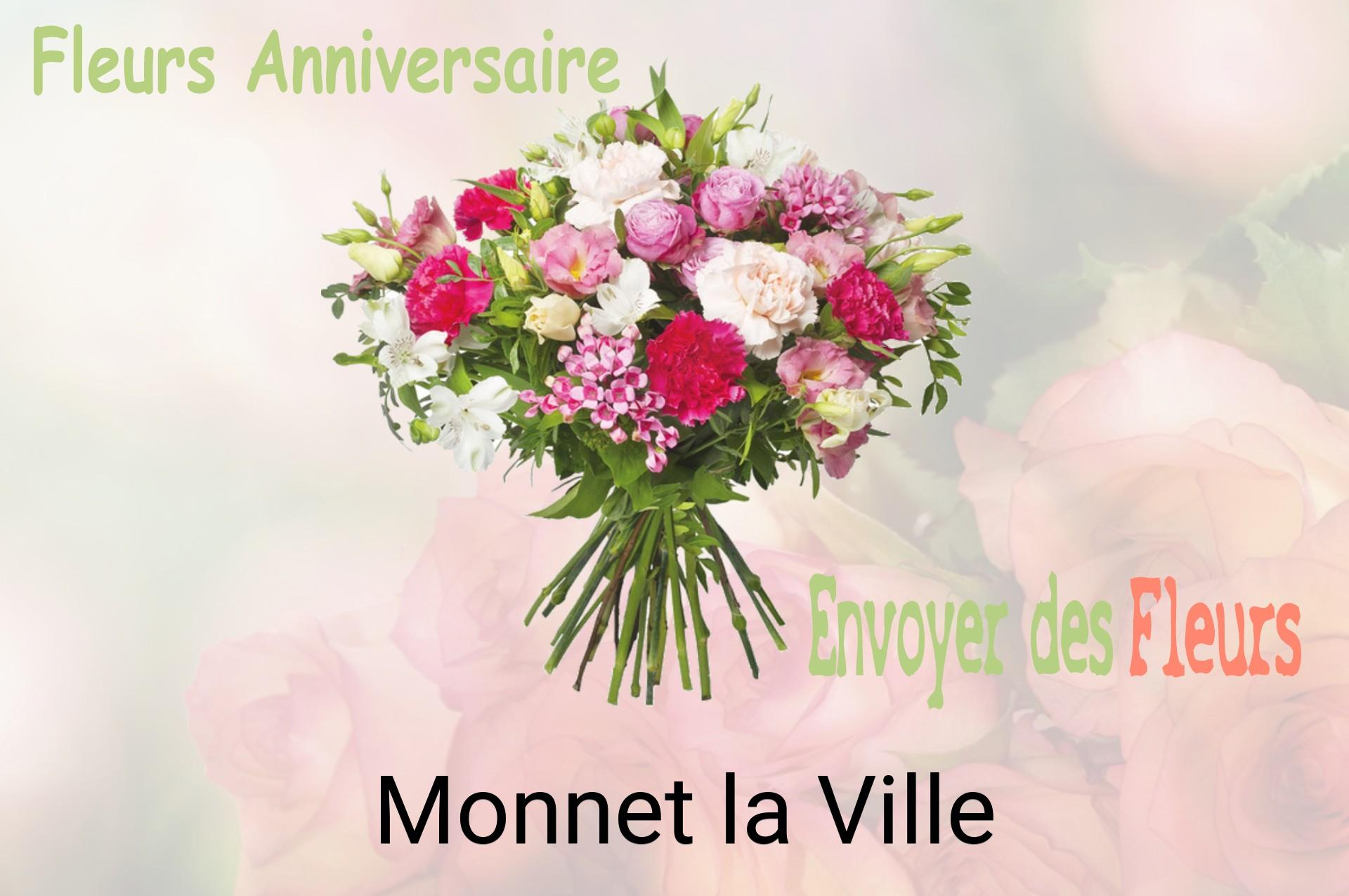 Bouquet de fleurs d’anniversaire livré à Monnet-la-Ville