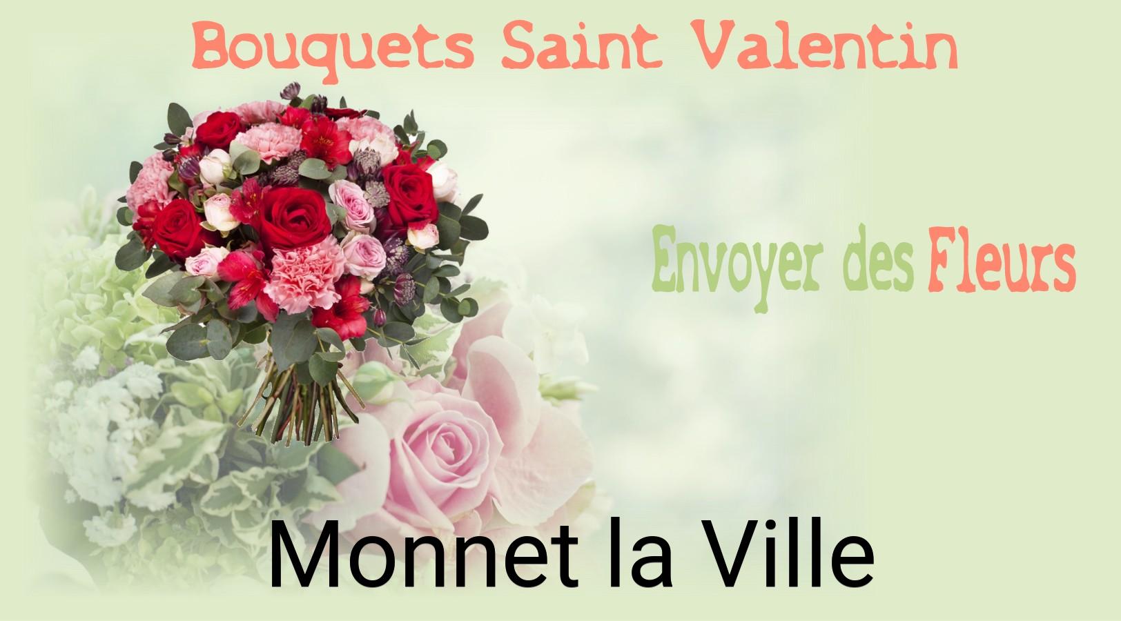 Roses de Saint-Valentin livrées à Monnet-la-Ville